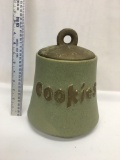 Olive Green Cookie Jar