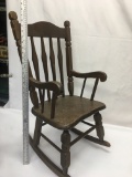 Kids Size Rocking Chair/Dark Stain