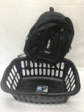 Sterilite Laundry Basket and Nice Black Back Pack