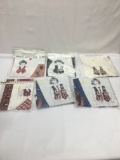 (6) Vintage Vest Patterns with Material and Directions