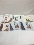 (6) Vintage Vest Patterns with Material and Directions
