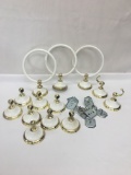 Box Lot/Towel Rings, Towel Hooks, ETC