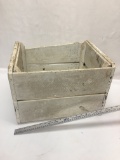Vintage Décor Metal Banded Box/Crate