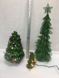 (3) Small Christmas Trees