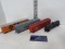 HO Scale, Train car lot, Sunoco Tank, Burlington, Santa Fe, Union Pacific