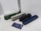 HO Scale, Train car lot, Phillips Oil, Golden West Service, Burlington Northern, Burlington Northern