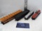 HO Scale, Train car lot, HLMX coal, IL Central, Amoco tank, PPG Chemicals