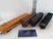 HO Scale, Train car lot, HLMX, IL Central, D&RGW, AT&SF Chief