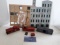 Decor Lot, building pieces and train cars