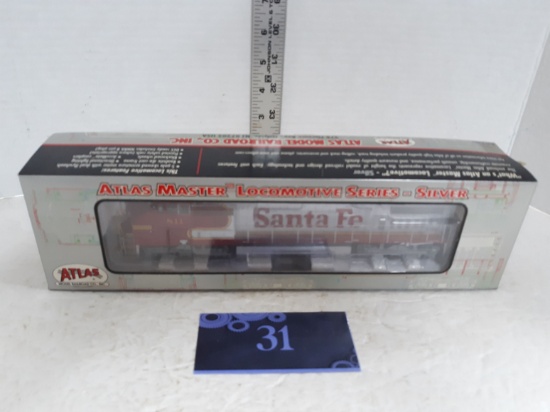 HO Scale, Atlas Model, Santa Fe, 7660 Dash 8-40CW Locomotive, DCC AD 811