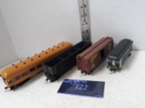 HO Scale, Train car lot, IL Central, HLMX, Southern Columbia, Southern Pacific
