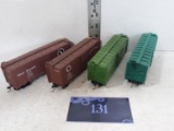 HO Scale, Train car lot, Great Northern, Burlington Northern, Northern Pacific, Great Northern