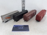 HO Scale, Train car lot, Western Pacific, Black, Great Northern, Great Northern Red