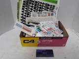Decorations Lot, Decals, stickers, labels