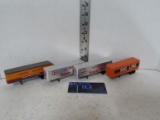 Decor Lot, Freighter Truck Car boxes, Santa Fe, Union Pacific, SOO Line, Santa Fe