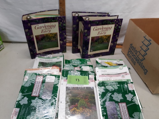 Gardening made easy card set, unknown as to how complete