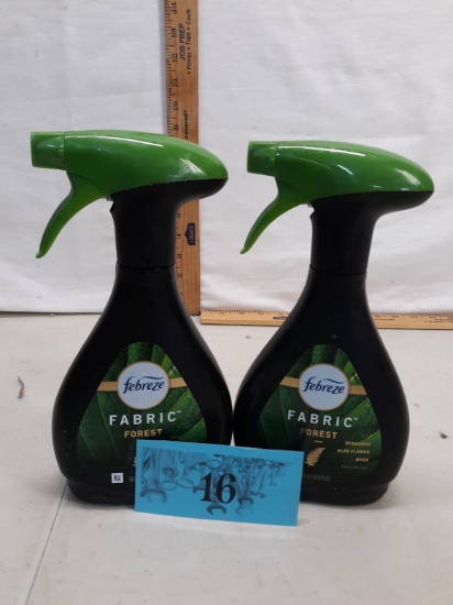 two bottles Febreze Fabric Forest