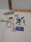 misc lot, scissors, nut cracker, ear cuff, etc