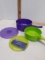 Handle Food Storage Containers w/lids