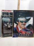 3 framed Nascar Racing Posters