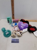 lot plush hearts and etc