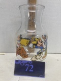 Juice glass bottle, no lid, Walt Disney Company