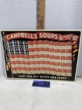 Campbell'S Soups wall tin American Flag