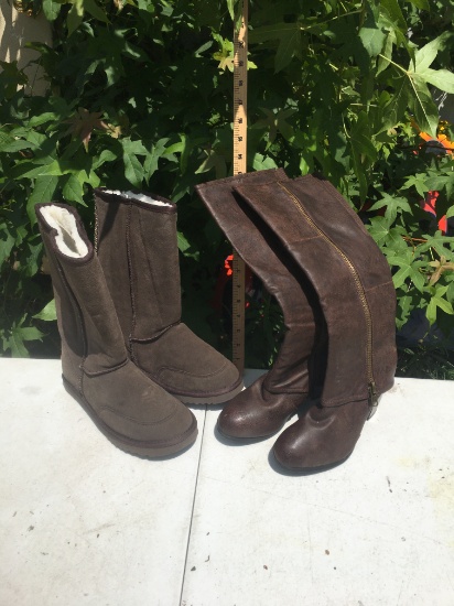 (2) Pairs of Ladies Boots/Size 7