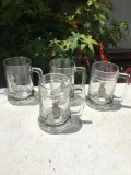 (4) Golf Inspired Beer Mugs