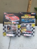 (2) Racing Champions Racing Cars with Collectors Cards/Dale Earnhardt & Cale Yarborough/1992