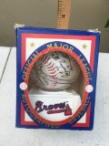 Official Major League Autographed Baseball/Atlanta Braves/1992