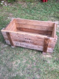 Large Wooden Shipping Crate/Approx 50in Long, 22in Wide, 20in Deep