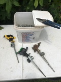 Box Lot/8 or 9lbs of Roofing Nails, Sprinklers, ETC