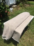 27+ Feet of Woven Upholstery Material/Burlap, Tweed Feel (16ft X 68inches)