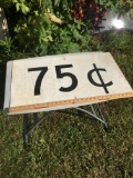 Large 75 Cent Single Sided Metal Sign