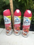 (3) 8oz Glade Radiant Berries Spray