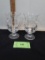Set of Crystal Candle Holders