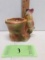 Vintage Parrot Ceramic Planter