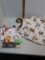 Kitchen Lot, dog print apron, small cutting board, etc