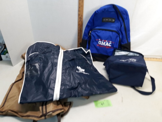 Assorted Bags, garment, book bag, lunch bag