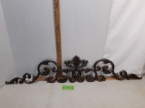 Metal Wall Decor, approx 48” long