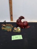 Ceramic Rooster, Chicken figures