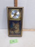 Cat Clock, battery operated