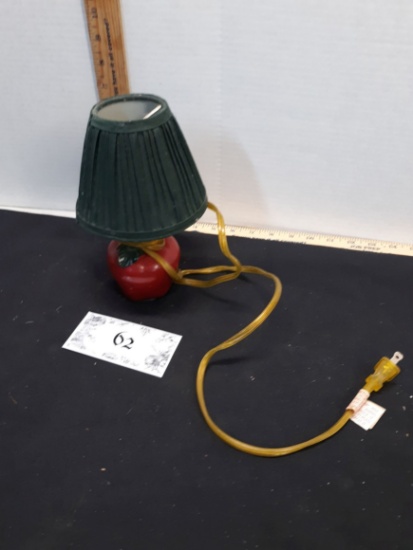 Apple Lamp w/shade, works