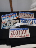 3 Alabama Car Tags, 2 Michigan tags