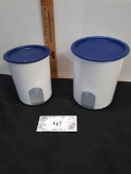 TupperWare 2pc cannister