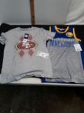 NFL Sanfranciso Shirt, Golden State Warriors Shirt, Size 10-12, New