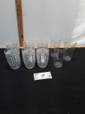 Assorted Clear Plastic Cups