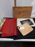 Cutting Boards, various Place Mats