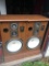 (2) Large Fisher STV-667B Speakers/Wood Grain